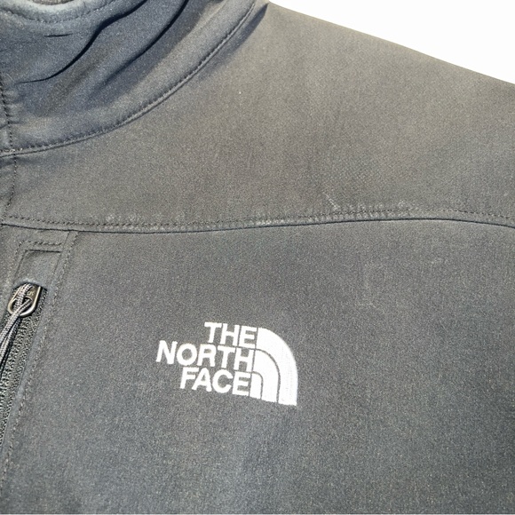 The North Face TNF Apex Men's Soft Shell Black Zip Up Jacket size XL. - Picture 4 of 13